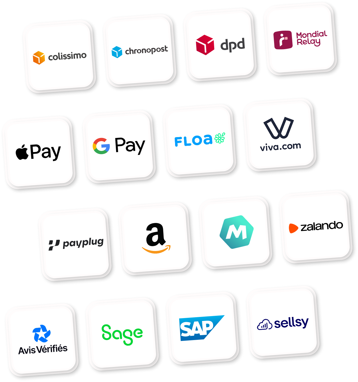 écosystème d'applications et d'API connectables à son site e-commerce BtoC